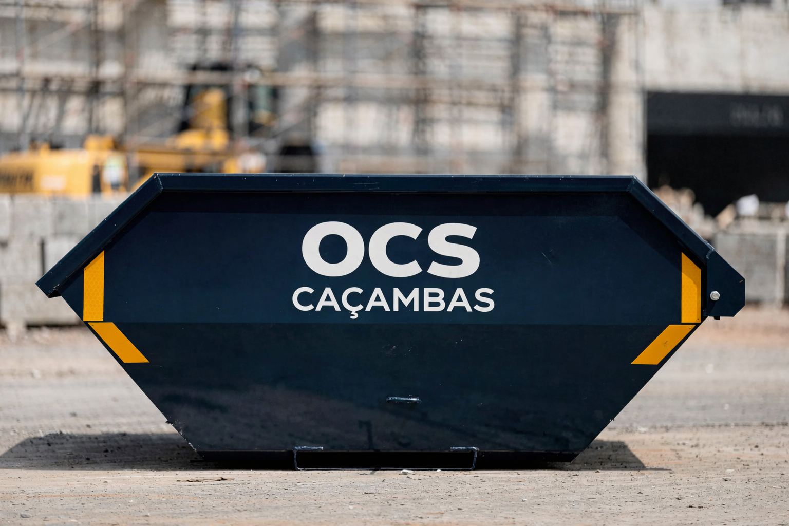 Caçamba OCS pronta para uso